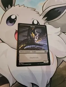 Snake Zombie 001/002 Double-sided Token Commander Collection Mtg Regular W2 - Image 1