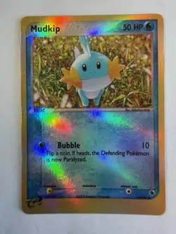 Pokemon TCG Mudkip Ruby & Sapphire Reverse Holo Common 59/109 2003 50 HP - Image 1