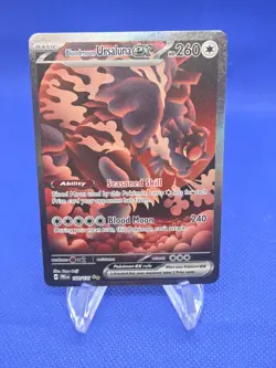 Pokemon Prismatic Evolutions Bloodmoon Ursaluna ex 168/131 SIR NM - Image 1