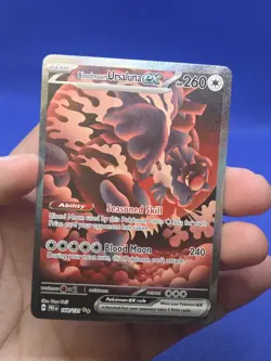 Pokemon Prismatic Evolutions Bloodmoon Ursaluna ex 168/131 SIR NM - Image 2