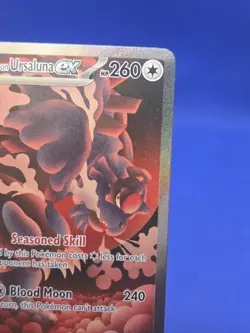 Pokemon Prismatic Evolutions Bloodmoon Ursaluna ex 168/131 SIR NM - Image 4