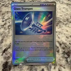 Pokemon Glass Trumpet (Poke Ball) 110/131 Prismatic Evolutions Holo 🔥 - Image 1