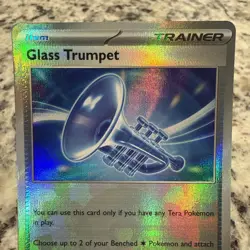 Pokemon Glass Trumpet (Poke Ball) 110/131 Prismatic Evolutions Holo 🔥 - Image 2
