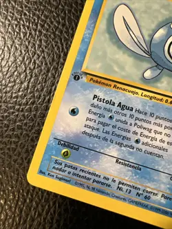 # Pokemon Spanish Poliwag Base Set 1st Edition 59/102 WOTC 1999 Vintage NM - Image 2