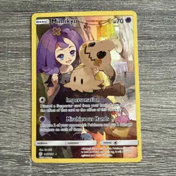 Pokemon Mimikyu Secret Rare Card 245/236 - Sun & Moon Cosmic Eclipse NM - Image 1