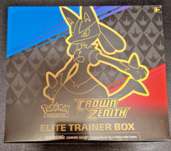 Pokemon TCG: Crown Zenith Elite Trainer Box ETB Small Tear in Seal - Image 1