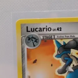 Lucario 53/127 Prerelease Staff Platinum Pokemon - Image 2