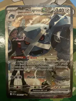 Pokemon TCG Steven’s Metagross EX ASC 289/217 SIR - Ascended Heroes - Image 1