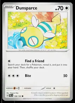 Pokemon - Paldea Evolved - Dunsparce - 156/193 - NM/M - Image 1