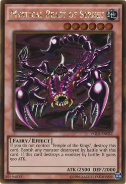 Mystical Beast of Serket - PGL2-EN032 - Gold Rare - Unlimited Edition Near Mint - Image 1