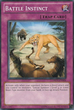 YUGIOH Battle Instinct Duelist Revolution DREV-EN064 Common Unlimited LP - Image 1