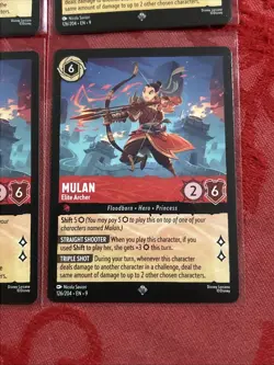 4x Disney Lorcana - Fabled - Mulan - Elite Archer - 126/204 x4 - Image 5