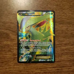 Pokemon TCG Virizion-EX Plasma Blast Holo Card Full Art Ultra Rare 96/101 - Image 3