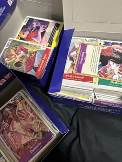 One Piece Card Game 1000 Card Bulk Lot English C/UC OP01 OP14 OP13 PRB2 - Image 1