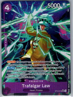 Trafalgar Law (Alt Art) ST10-010 English PRB01 - One Piece Card - NM - Image 1