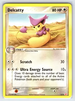 Delcatty 3/10 2004 Latias Trainer Kit Half Deck Promo Pokemon Card Rare - Vlp - Image 1