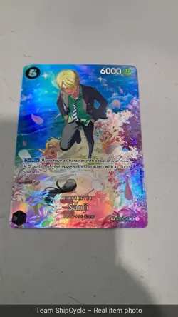 U20735 Sanji ST14003 OP10 Royal Blood SP Full Art One Piece Card Game En G2U - Image 4