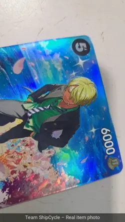 U20735 Sanji ST14003 OP10 Royal Blood SP Full Art One Piece Card Game En G2U - Image 5