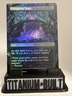 OVERGROWN TOMB - Lorwyn Eclipsed NM SHOCKLAND FOIL #0350 Double sided - Image 1
