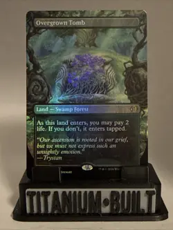 OVERGROWN TOMB - Lorwyn Eclipsed NM SHOCKLAND FOIL #0350 Double sided - Image 2