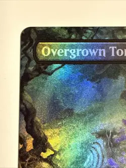 OVERGROWN TOMB - Lorwyn Eclipsed NM SHOCKLAND FOIL #0350 Double sided - Image 3