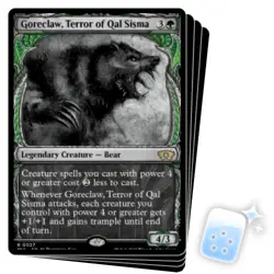 GORECLAW, TERROR OF QAL SISMA X4 March Of The Machine: Multiverse Legends MTG - Image 1