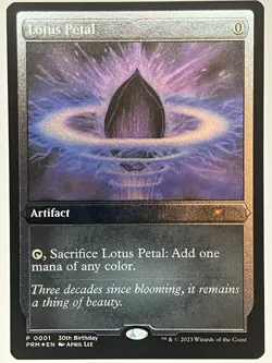 Lotus Petal NM Foil Etched Promo 0001 MTG - Image 1