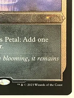 Lotus Petal NM Foil Etched Promo 0001 MTG - Image 4