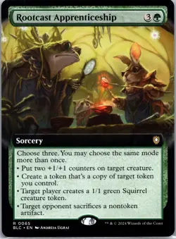 Rootcast Apprenticeship (Extended Art) R Commander: Bloomburrow 65 NM - Image 1