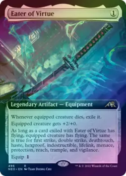 Eater of Virtue - Extended Art (NEO) (Foil) Kamigawa: Neon Dynasty - Image 1