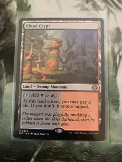 Blood Crypt Lorwyn Eclipsed Regular NEW SET DUAL LAND magic the gathering - Image 1