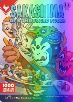 MTG Sakashima of a Thousand Faces (1541/3004) Secret Lair Drop Series LP FOIL - Image 1