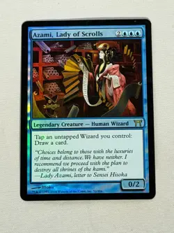 MTG FOIL Azami, Lady of Scrolls Champion of Kamigawa Magic the Gathering - Image 1