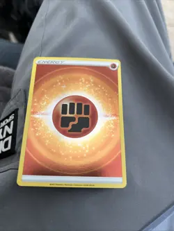 Pokemon TCG Fighting Energy Gym Holo 2022Near Mint Pack Fresh Sleeved - Image 1