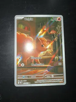 Pokemon Vulpix 138/132 Me01 Mega Evolution Holo Illustration Rare 70HP - Image 1