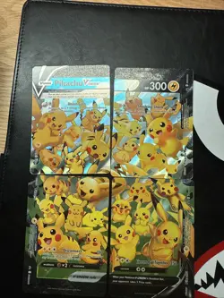 Pikachu V Union SWSH Pokemon Promo Set Of 4 NM - Image 1