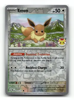 Eevee Pokemon Day 2025 - Prismatic Evolutions 074/131 - NM - Image 1