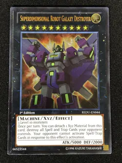 Yugioh Superdimensional Robot Galaxy Destroyer REDU-EN044 1st Ultimate (NM) - Image 1