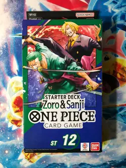 One Piece Card Game Zoro and Sanji Starter Deck ST-12 - Image 1