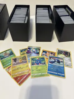 500 Pokemon Card Bulk Lot 50 Reverse Holo No Energies Sword & Shield/Sun & Moon - Image 1