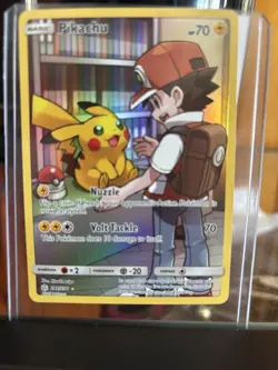 Pokemon Pikachu Secret Rare Holo Card 241/236 Basic 2019 English TCG - Image 1