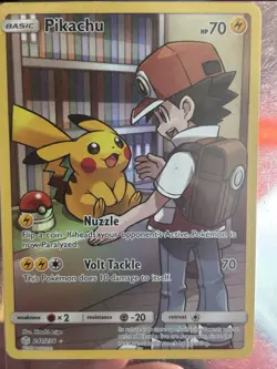 Pokemon Pikachu Secret Rare Holo Card 241/236 Basic 2019 English TCG - Image 4