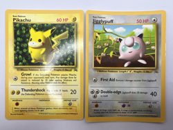 Pokemon Card Pikachu Jigglypuff Grey Star Coro Promo 1999 Japanese English - Image 1