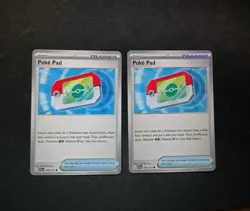 Pokemon Tcg Poke Pad Ascended Heroes 198/217 (two Cards total) Trainer card - Image 1