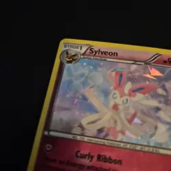 Pokemon Card TCG Sylveon 72/111 XY Furious Fists Cracked Ice Holo Rare 2014 - Image 2