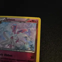 Pokemon Card TCG Sylveon 72/111 XY Furious Fists Cracked Ice Holo Rare 2014 - Image 3
