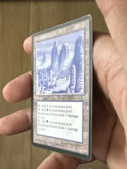 Karplusan Forest (MTG- Ice Age) Medium Play Normal English 1995 - Image 2