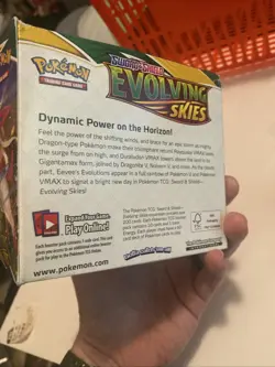 1 Pokemon Evolving Skies EMPTY Booster Box - No Cards - 1 Display Box Only - Image 4