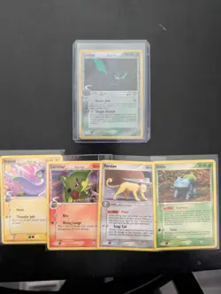 Pokemon EX Delta Species (2005) - DITTO (BULBASAUR) + Holo Crobat (5 Cards) - Image 1