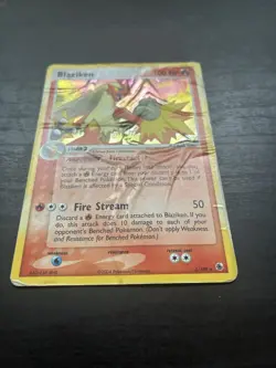 Blaziken - 3/109 - Pokemon Ex Ruby & Sapphire Holo Card Battle Stadium HP - Image 2